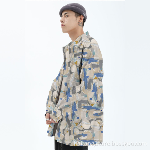 Digital Printing Fabric Fine Denier Polyester Suiting Shirt